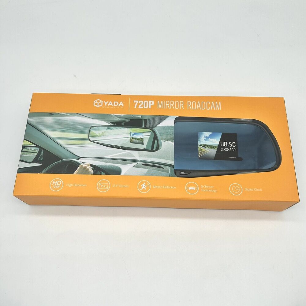 Yada RoadCam 720p HD Rearview Mirror Dash Cam BT583161